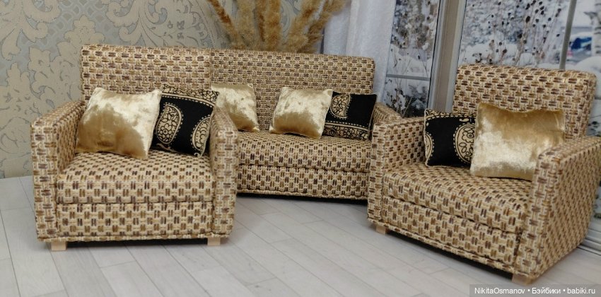 Мебель для кукол Баpби, Блaйз, Интeгpити, Пoппи и аналогичных кукол 1:6