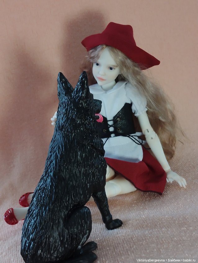 Авторская bjd кукла Девочка Красная шапочка от Vitulya
