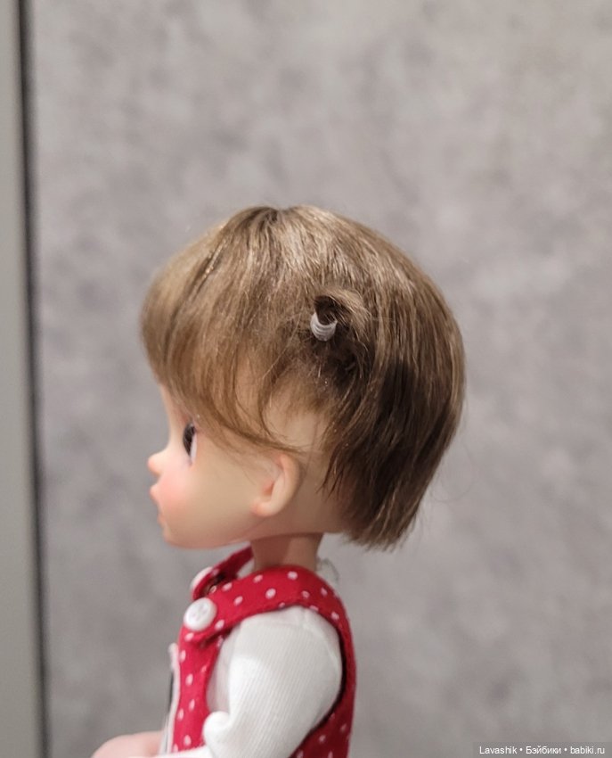 Парик для кукол AWEN, размер 6-7 (фото 4)