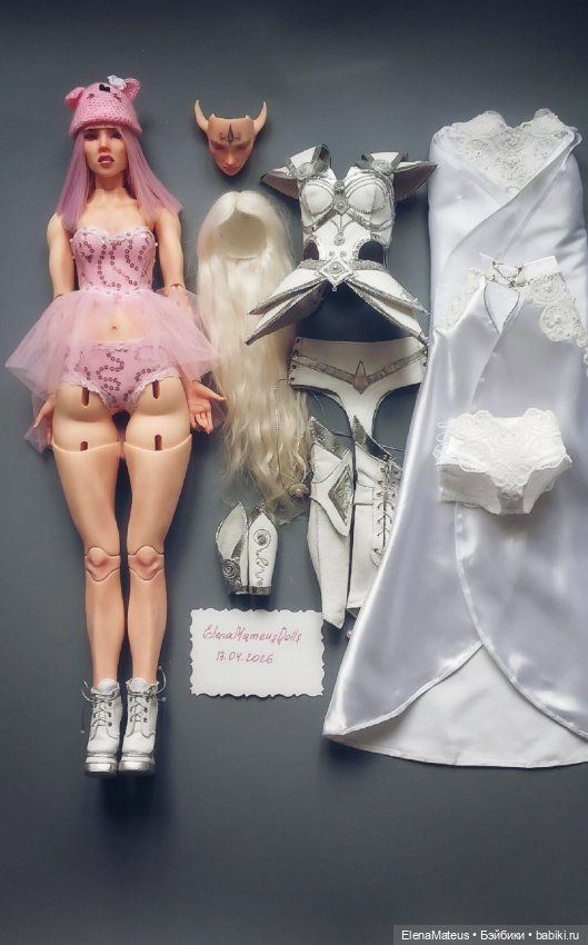 Авторская шарнирная кукла (фото 7)