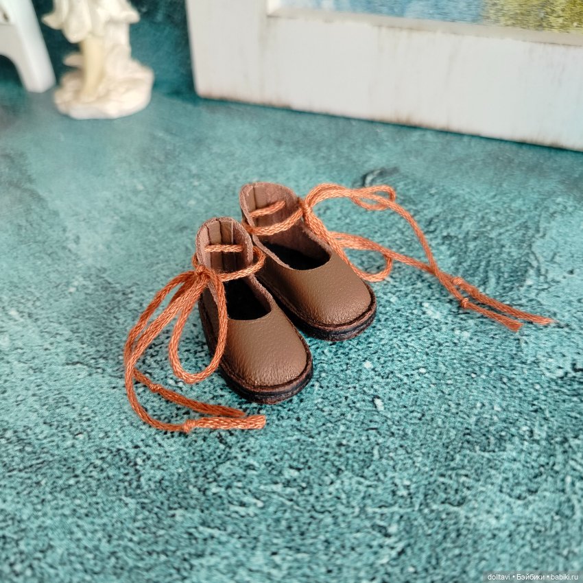 Туфли на завязках — Обувь для кукол
