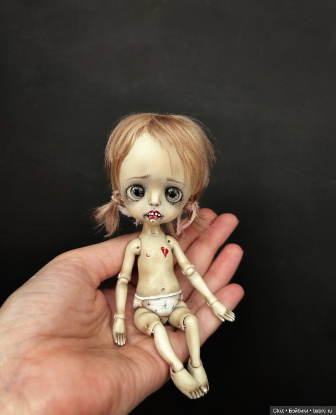 Авторская художественная кукла «Катюшка на катушке» (фото 8)