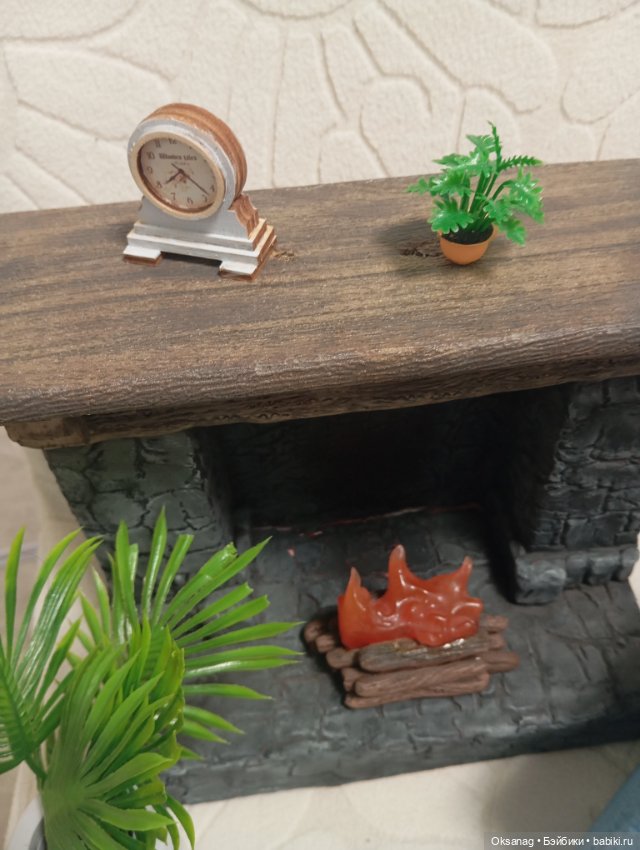 Камин — Кукольная мебель (фото 7)