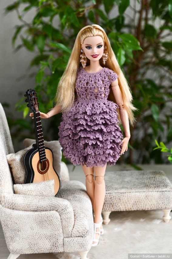 Романтичное платье для Барби (фото 3)