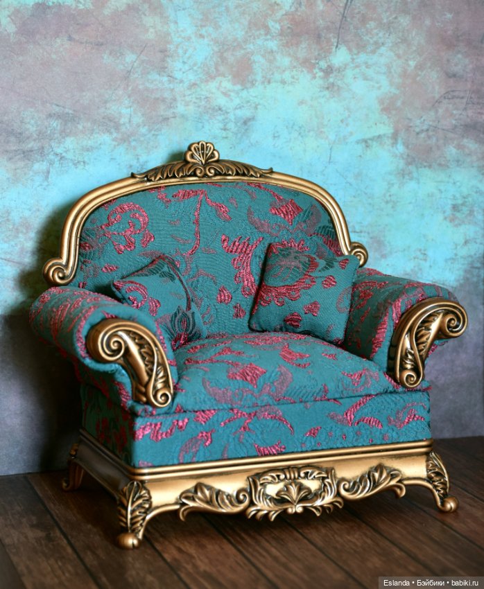 Кукольное кресло — Кукольная мебель (фото 2)