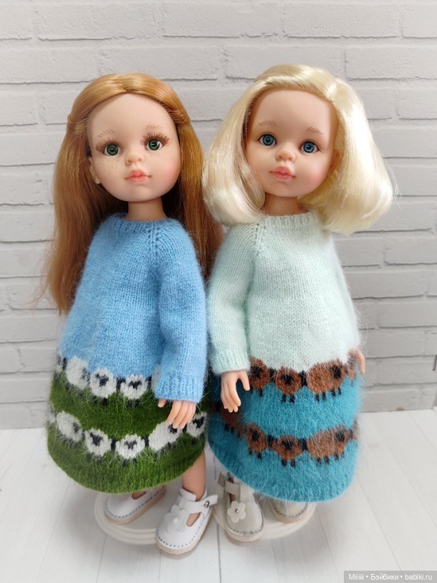 Платье Овечки 3 для кукол Паола Рейна Paola Reina (фото 6)