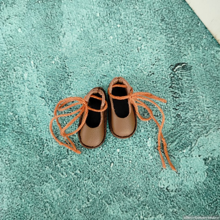 Туфли на завязках — Обувь для кукол (фото 3)