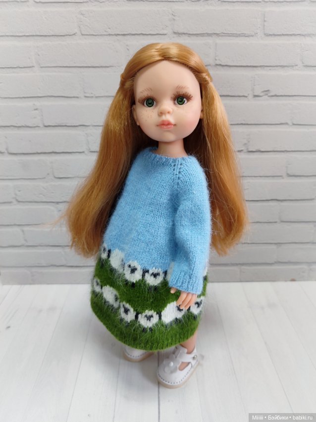 Платье Овечки 4 для кукол Паола Рейна Paola Reina (фото 4)