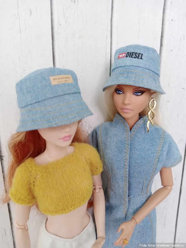 Джинсовая панама для Кена Барби, мужчин и девочек ИТ, поппи Паркер, Момоко (фото 6)