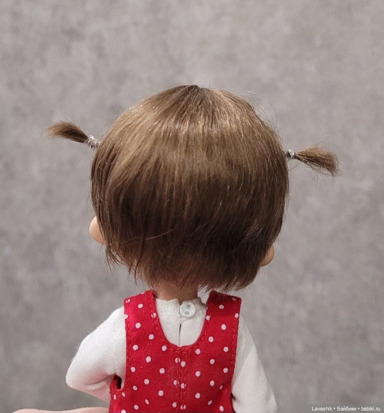 Парик для кукол AWEN, размер 6-7 (фото 6)