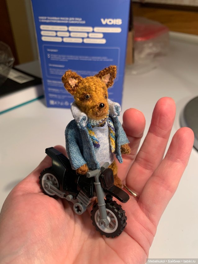 Лис на мотике — Авторские игрушки (фото 6)