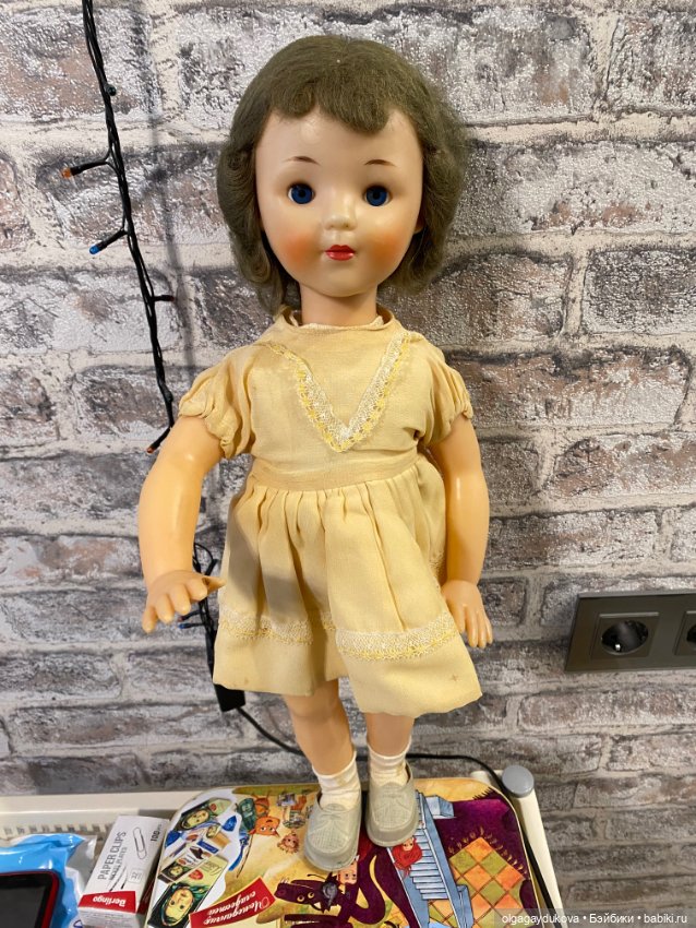Кукла Наташа, фабрика им. 8 марта начало 60 -х годов