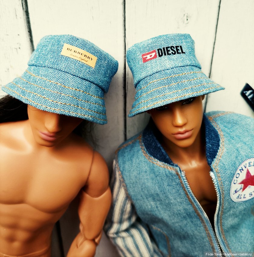 Джинсовая панама для Кена Барби, мужчин и девочек ИТ, поппи Паркер, Момоко (фото 8)