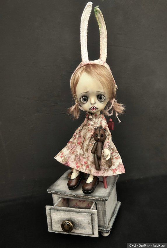 Авторская художественная кукла «Катюшка на катушке» (фото 3)