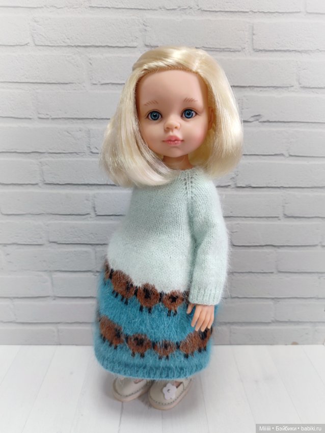 Платье Овечки 3 для кукол Паола Рейна Paola Reina (фото 2)