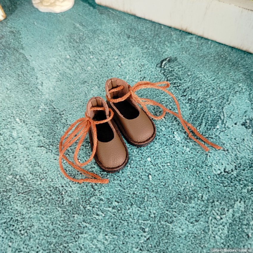 Туфли на завязках — Обувь для кукол (фото 4)
