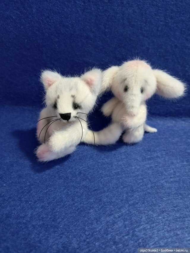 Лот игрушек для кукол. Кот и слоник (фото 3)