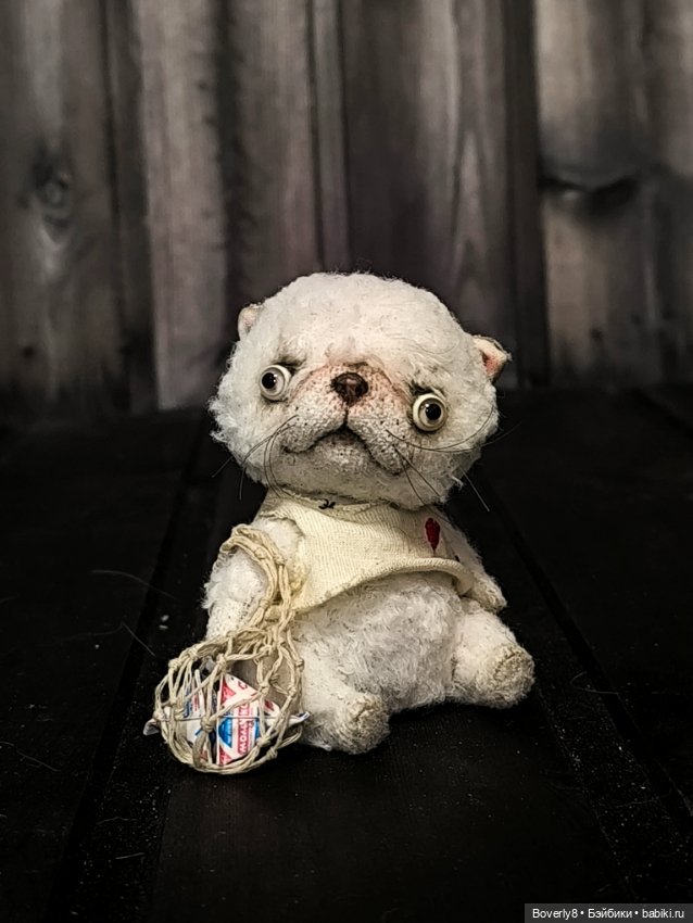 Кот с молоком — Авторские игрушки