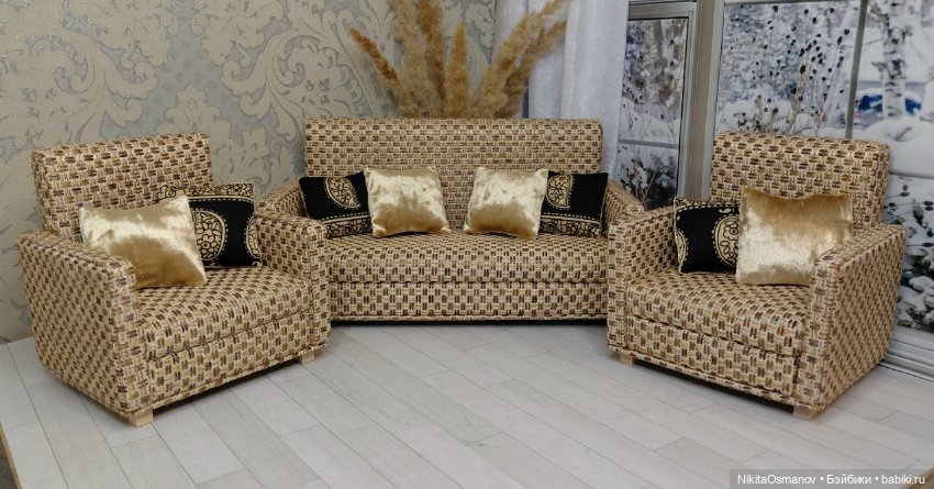 Мебель для кукол Баpби, Блaйз, Интeгpити, Пoппи и аналогичных кукол 1:6 (фото 3)