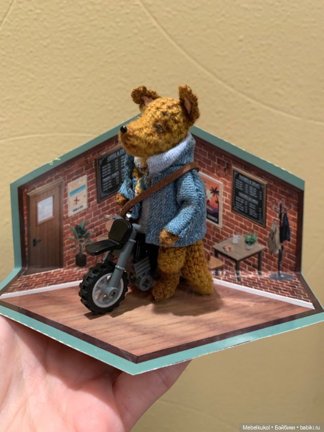 Лис на мотике — Авторские игрушки (фото 4)