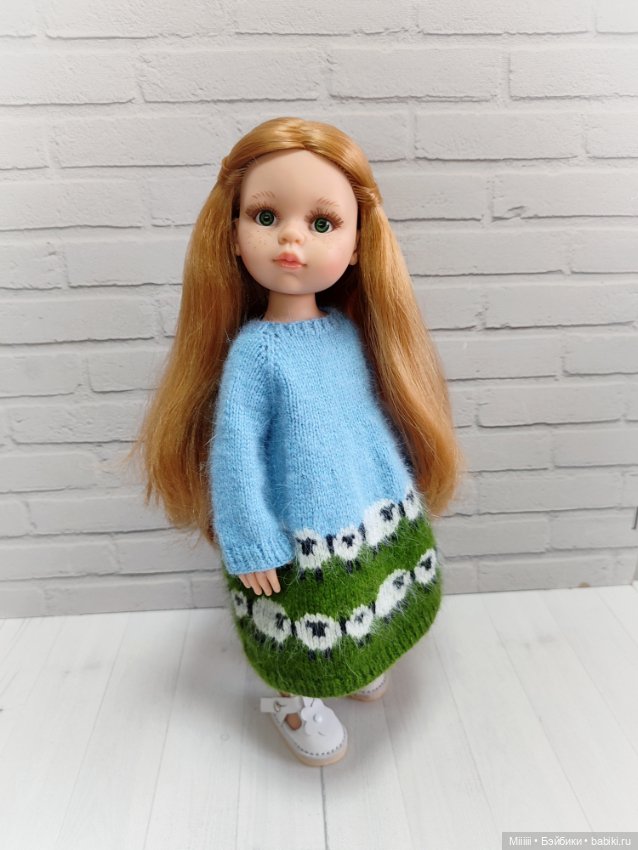 Платье Овечки 4 для кукол Паола Рейна Paola Reina (фото 3)