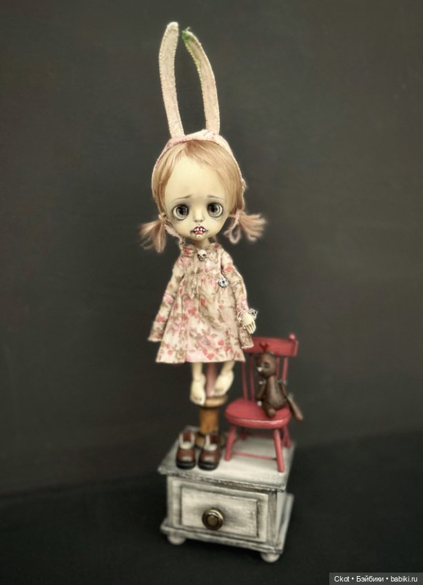 Авторская художественная кукла «Катюшка на катушке»