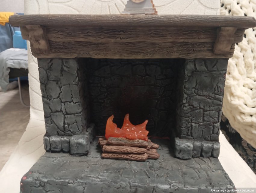Камин — Кукольная мебель