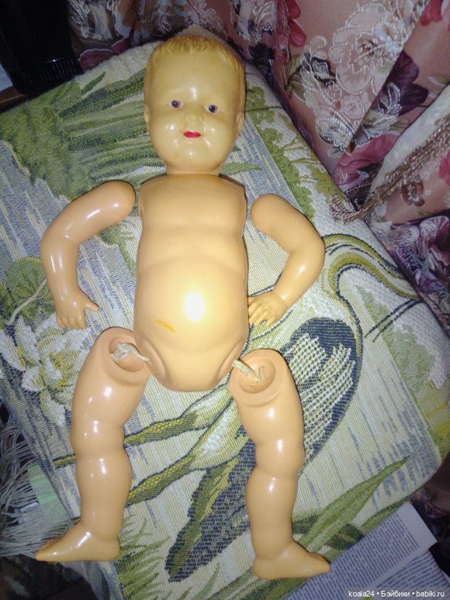 Кукла целлулоидная Пупс СССР Малыш. Целлулоид