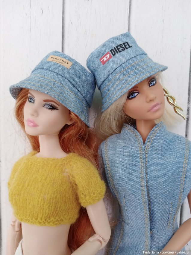 Джинсовая панама для Кена Барби, мужчин и девочек ИТ, поппи Паркер, Момоко (фото 3)