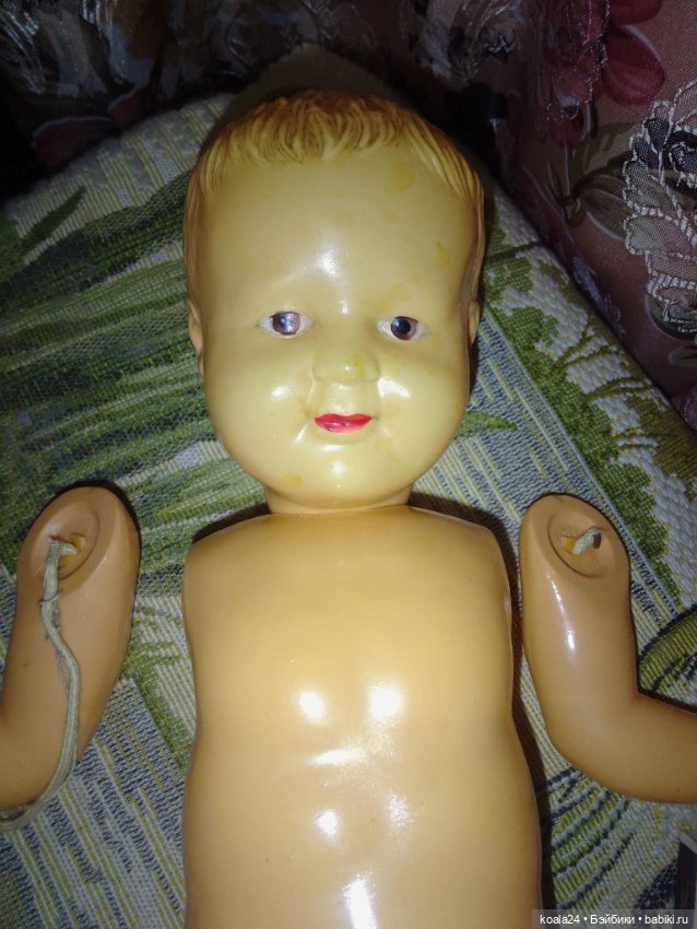 Кукла целлулоидная Пупс СССР Малыш. Целлулоид (фото 2)