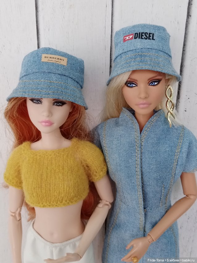 Джинсовая панама для Кена Барби, мужчин и девочек ИТ, поппи Паркер, Момоко (фото 2)