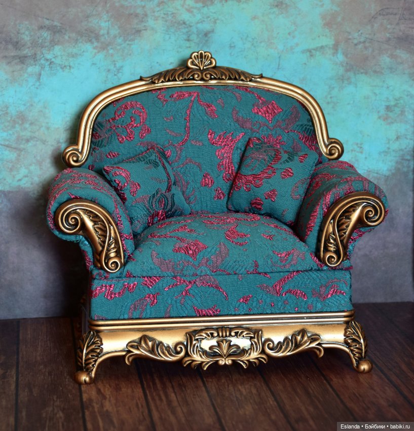 Кукольное кресло — Кукольная мебель (фото 3)