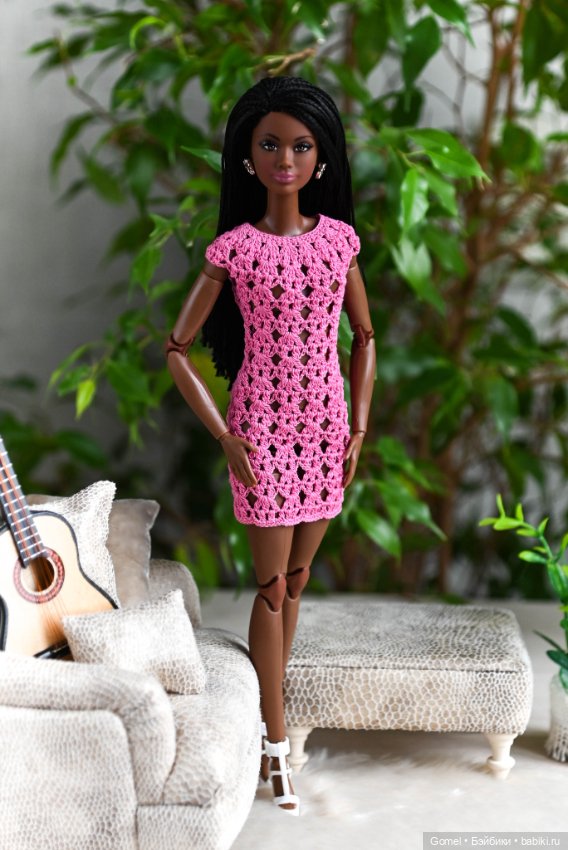 Облегающее платье для Барби