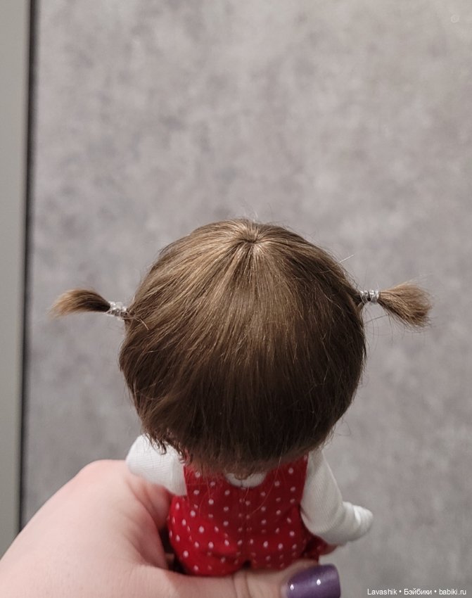 Парик для кукол AWEN, размер 6-7 (фото 5)