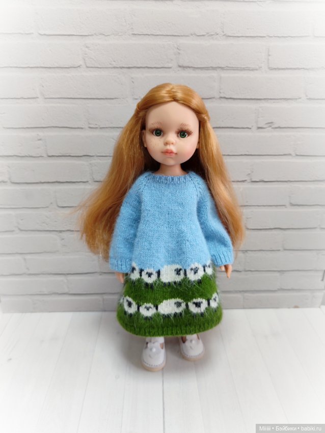 Платье Овечки 4 для кукол Паола Рейна Paola Reina (фото 2)