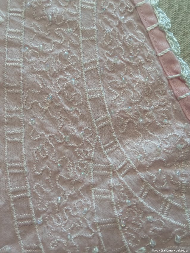 Часть лифа для кукольного рукоделия (фото 3)