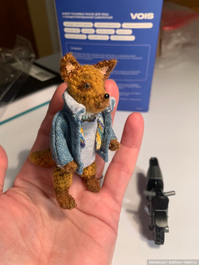 Лис на мотике — Авторские игрушки (фото 5)