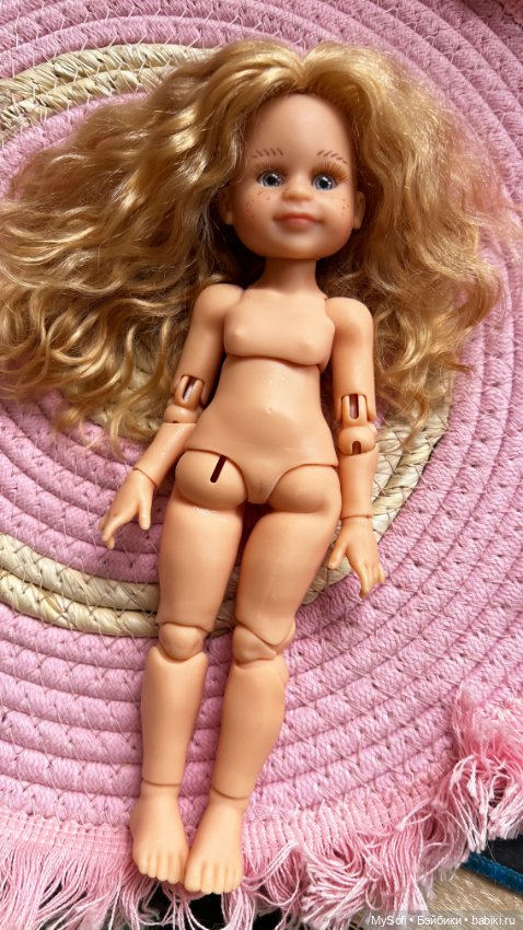 Кукла Паола Рейна мини на теле бжд прошитая козочкой (фото 8)