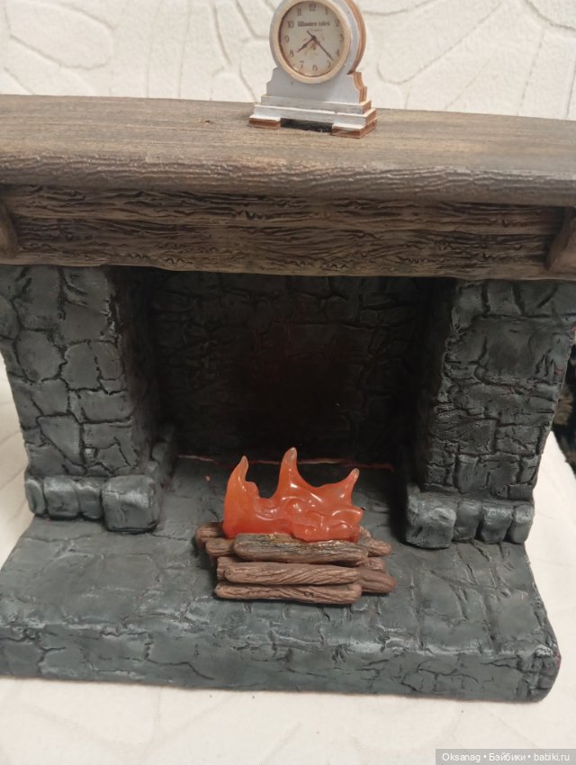 Камин — Кукольная мебель (фото 4)