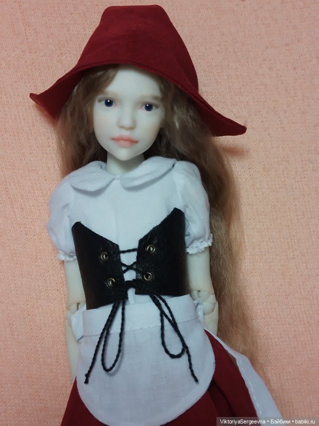 Авторская bjd кукла Девочка Красная шапочка от Vitulya (фото 3)
