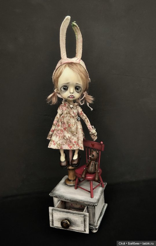 Авторская художественная кукла «Катюшка на катушке» (фото 2)