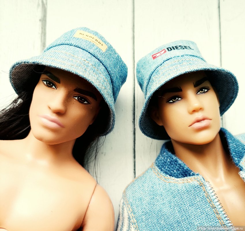 Джинсовая панама для Кена Барби, мужчин и девочек ИТ, поппи Паркер, Момоко (фото 9)