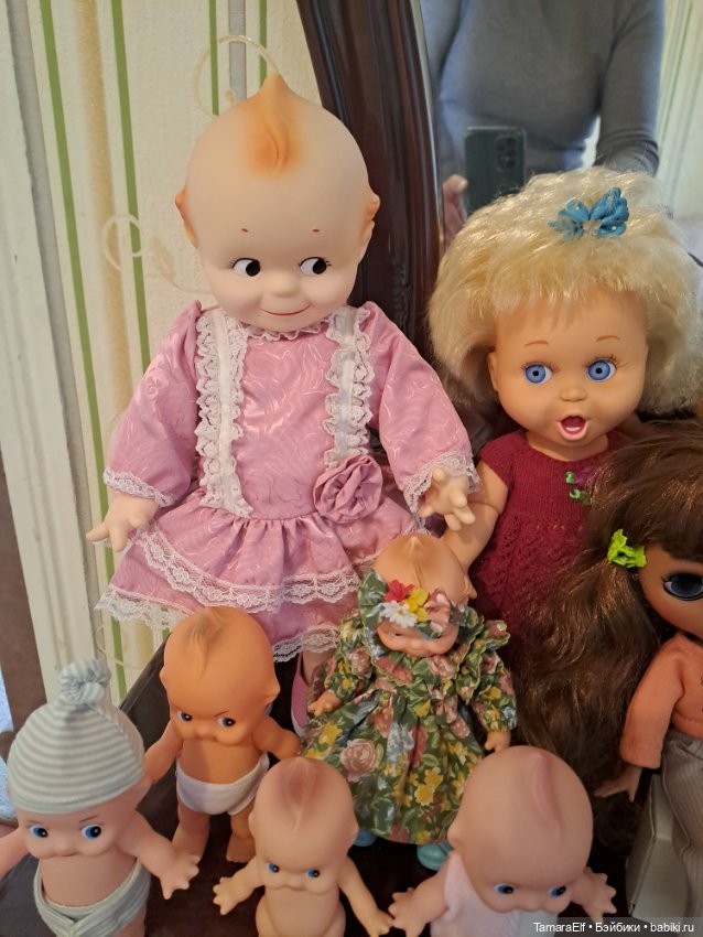 Малышка Кьюпи 40 см — Винтажные куклы и игрушки детства