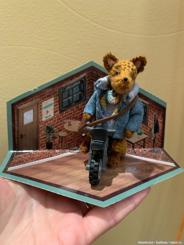 Лис на мотике — Авторские игрушки