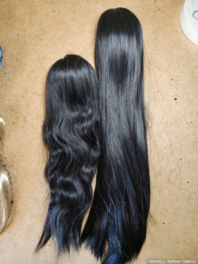 Парики фабричные на БЖД и других кукол 15-19 см