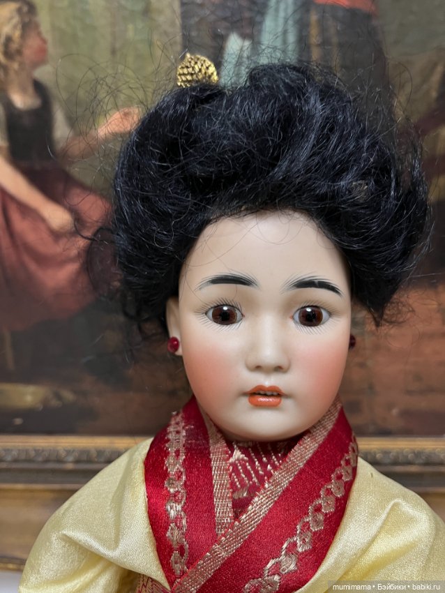 Антикварная азиаточка Simon Halbig 1329 рост 36 см (фото 7)