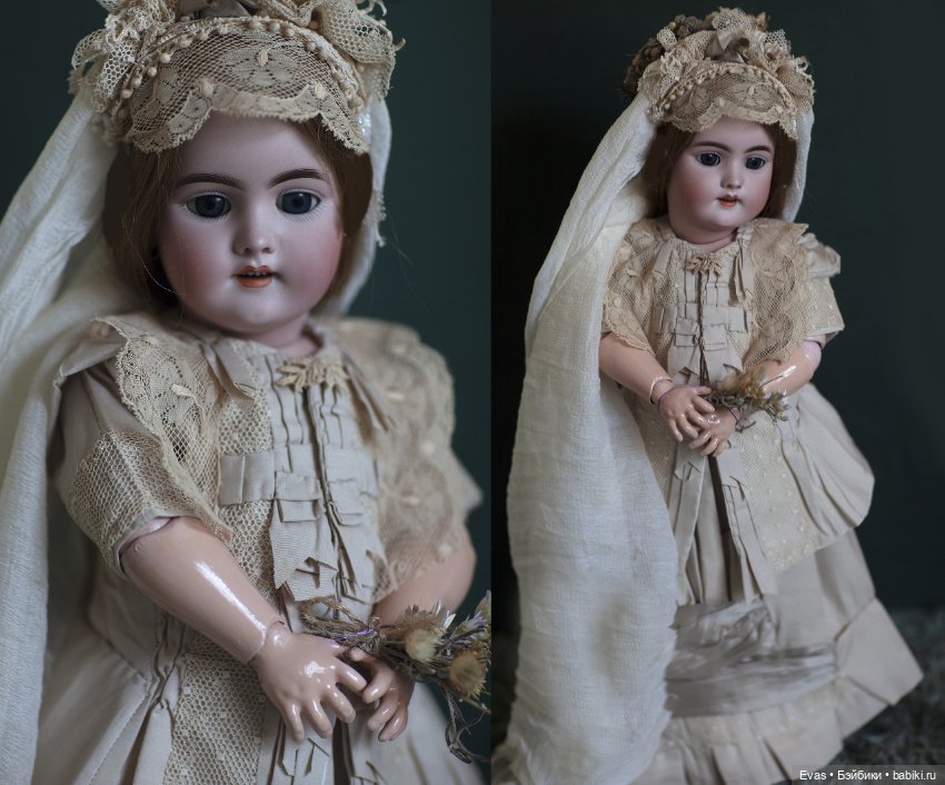 Наряд для антикварной куклы (фото 2)