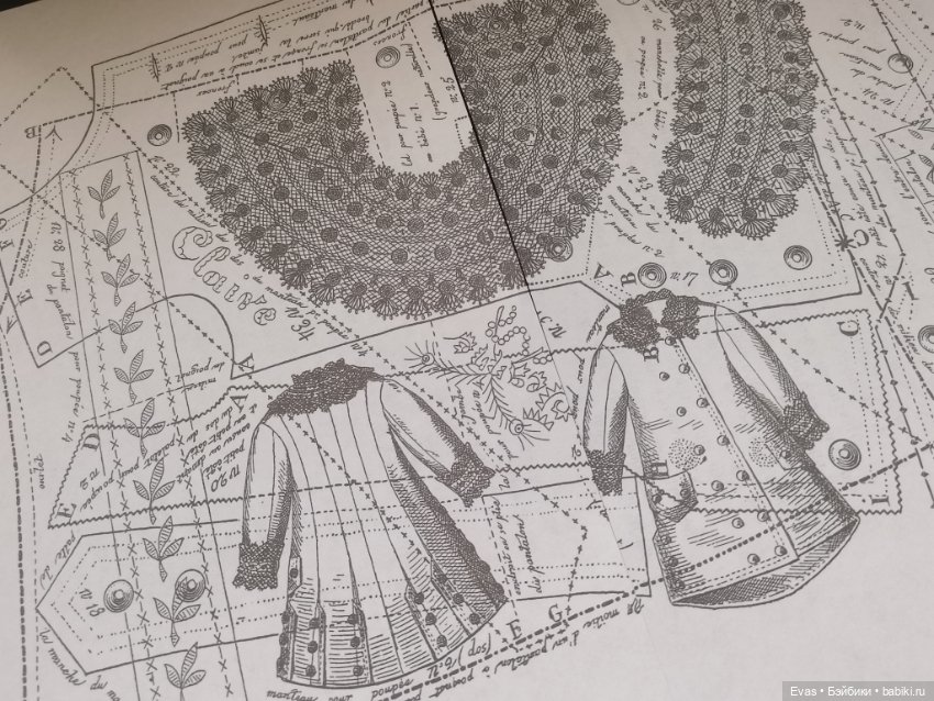 Набор выкроек для антикварных кукол