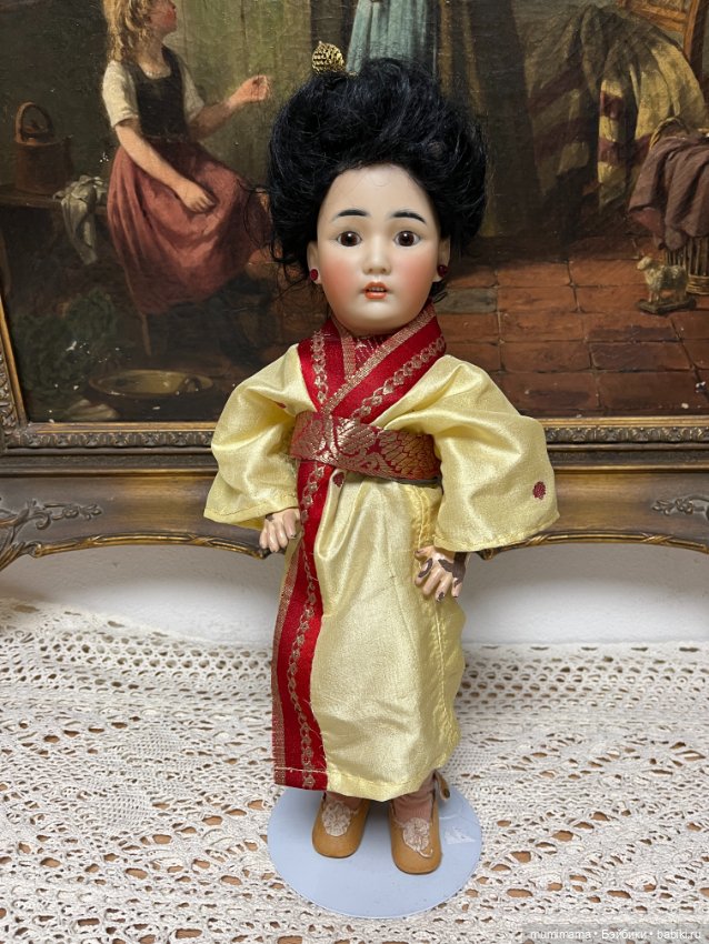 Антикварная азиаточка Simon Halbig 1329 рост 36 см (фото 3)