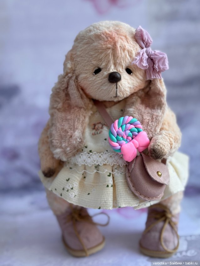 Зайка тедди — Авторские игрушки